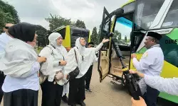 Simulasi puncak haji, calon petugas haji lakukan gladi posko Armuzna