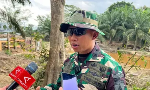 TNI AD bangun puluhan MCK untuk penyintas banjir Aceh Utara