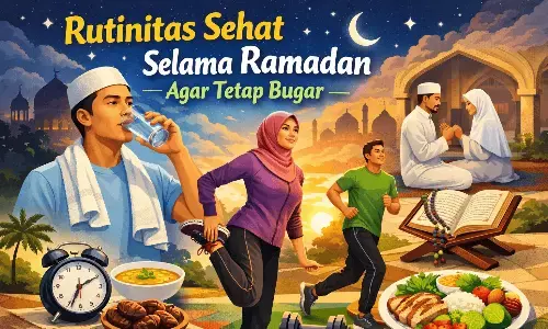 Rutinitas sehat selama Ramadan agar tetap bugar