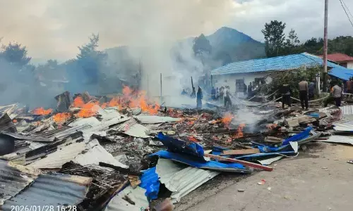 Polisi selidiki penyebab kebakaran hanguskan 100 bangunan di Karubaga