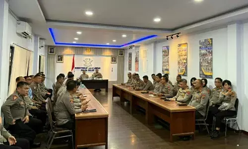 Polda Sulut gelar latihan peningkatan disiplin lalu lintas jelang Ops Keselamatan Samrat 2026