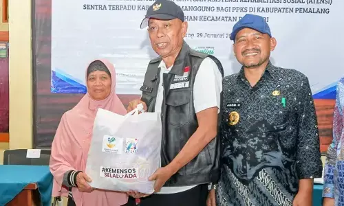 Bantuan ATENSI Kemensos jangkau lansia dan disabilitas di Pulosari Pemalang