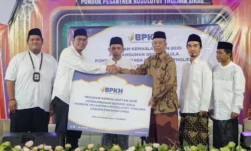Khidmat untuk umat, BPKH dan BAZNAS resmikan Aula Ponpes Roudlotut Tholibin