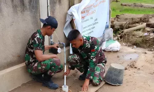 16 titik sumur bor di Sumbar rampung, warga kembali nikmati air bersih 16 titik sumur bor di Sumbar rampung, warga kembali nikmati air bersih