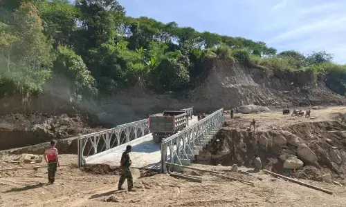 Pembangunan jembatan gantung di Aceh segera rampung