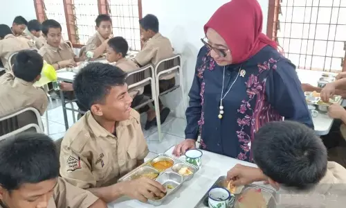 Menteri PPPA semangati siswa Sekolah Rakyat Menengah Pertama 2 Medan