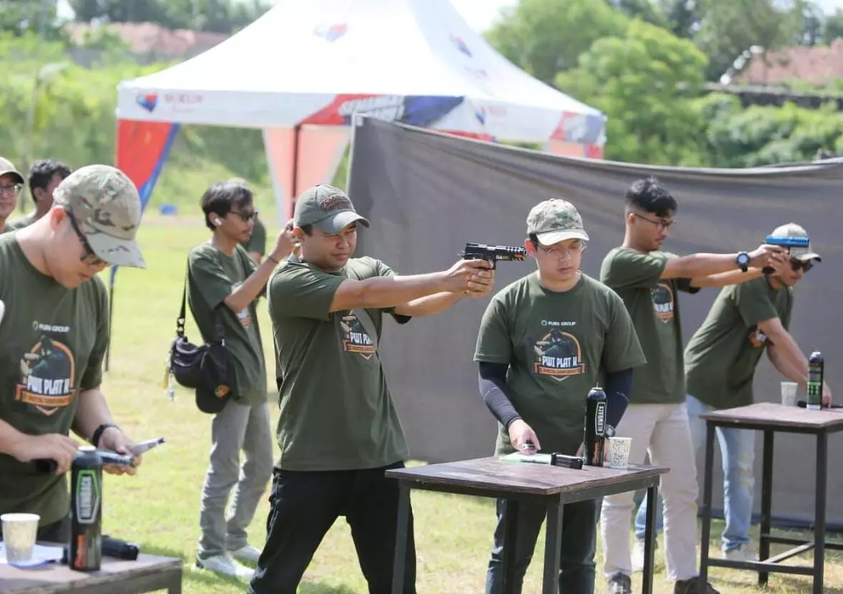 Peringati Hari Pers Nasional, wartawan Plat K adu ketangkasan menembak Peringati Hari Pers Nasional, wartawan Plat K adu ketangkasan menembak