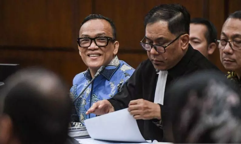 Noel Ebenezer klaim belum diperbolehkan sebut partai terlibat kasus K3 Noel Ebenezer klaim belum diperbolehkan sebut partai terlibat kasus K3