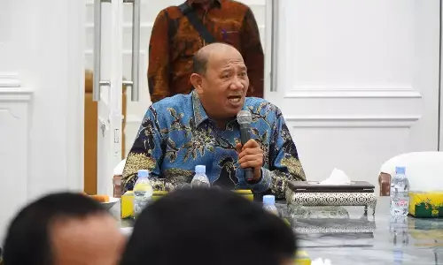 Bupati Langkat pimpin rakor penertiban dan relokasi pasar Pangkalan Brandan