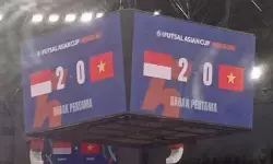 Babak pertama AFC Futsal 2026 Indonesia unggul 2-0 atas Vietnam