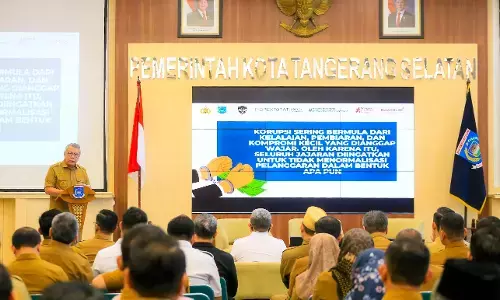 Pemkot Tangsel - Polri gelar sosialisasi pencegahan tindak pidana korupsi bagi para lurah