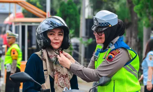 Satlantas Polres Tegal Kota gelar sosialisasi Operasi Keselamatan Candi 2026
