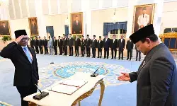 Presiden Prabowo lantik Juda Agung sebagai Wamenkeu baru