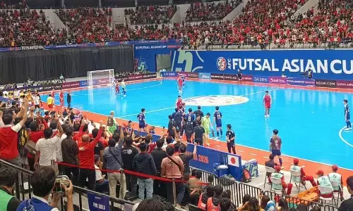 Habiebie Gemilang, Indonesia kunci unggul 5-3 atas Jepang
