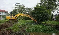Pemkot Banjarmasin keruk Sungai Jafri Zam Zam guna tangani banjir