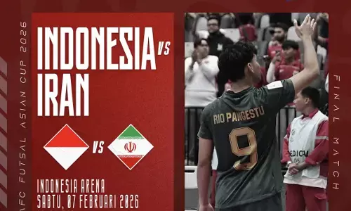 Line Up Indonesia vs Iran di AFC Futsal 2026