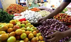 PIHPS: Harga bawang merah Rp43.350/kg, cabai rawit merah Rp72.500/kg