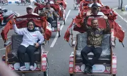 100  pembecak Pacitan terima bantuan becak listrik dari Presiden RI