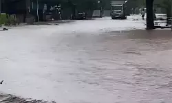 Banjir rendam pemukiman di lereng Gunung Tambora NTB
