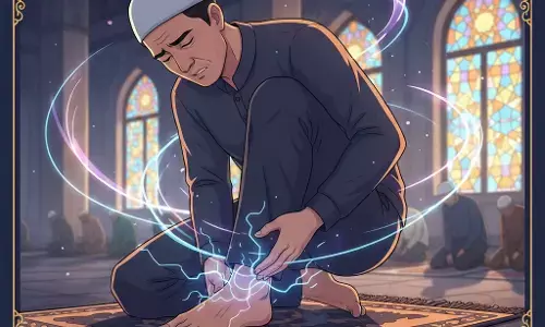 Cara mengatasi kaki kesemutan saat Shalat Tarawih