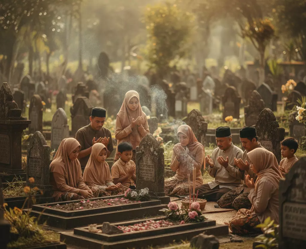 Tradisi nyekar jelang Ramadan: Sisi spiritual menghormati leluhur Tradisi nyekar jelang Ramadan: Sisi spiritual menghormati leluhur