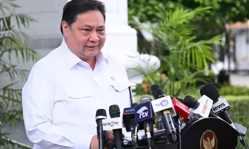 Menghadap Prabowo, ini yang disampaikan Airlangga soal paket Stimulus Ekonomi