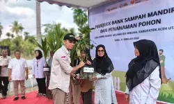 PGE luncurkan Bank Sampah dan tanam pohon produktif di Nibong Baroh