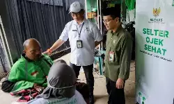 Baznas RI beri layanan kesehatan gratis bagi mitra ojek di 15 titik