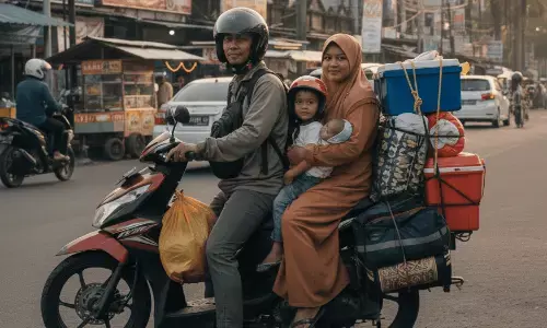 Tips mudik naik motor jarak jauh