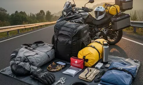 Perlengkapan mudik motor agar tetap nyaman