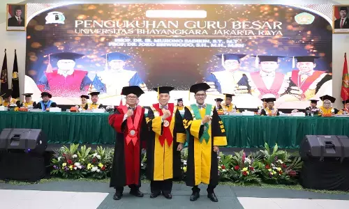 Ubhara Jaya kukuhkan dua Guru Besar Bidang Ilmu Komputer dan Hukum