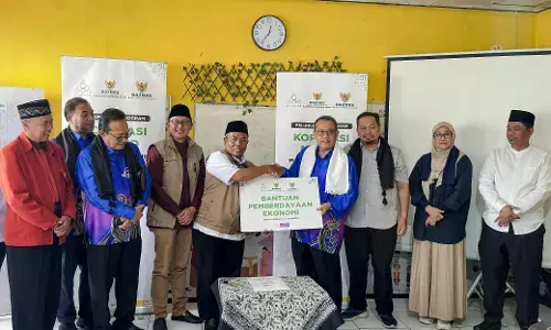 Salurkan bantuan, BAZNAS RI dan ANGKASA Malaysia perkuat Koperasi Masjid As-Sholihin