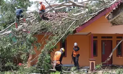 12 Februari 2011: Puting beliung Ciamis merusak 245 rumah di 4 desa