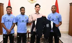 Wapres beri wejangan atlet sepak bola Papua yang akan TC di Austria