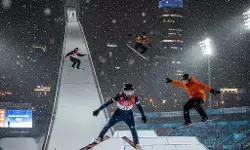 Melayang di udara! Aksi Ski Jumping & Snowboard Milano 2026