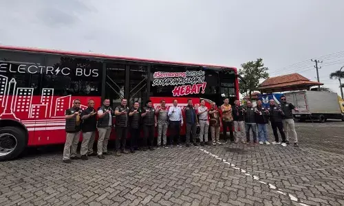 VKTR dukung transportasi hijau lewat uji coba bus listrik di Semarang VKTR dukung transportasi hijau lewat uji coba bus listrik di Semarang