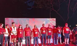 Pramono Anung dan Rano Karno lepas peserta Soekarno Run 2026 di GBK Pramono Anung dan Rano Karno lepas peserta Soekarno Run 2026 di GBK