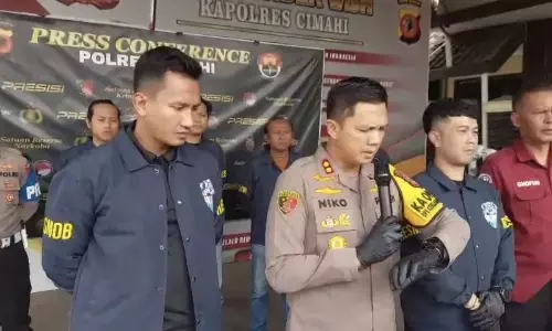 Polres Cimahi bekuk dua pelaku pembunuhan pelajar