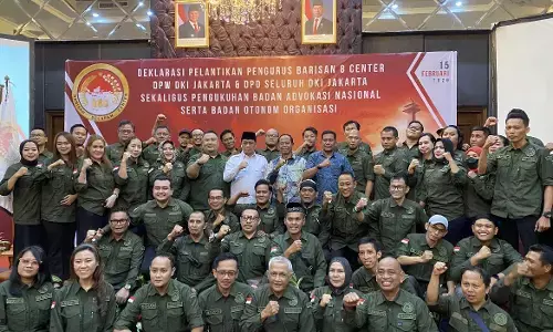 Barisan 8 center kukuhkan DPW-DPD, Wamendes beri pesan