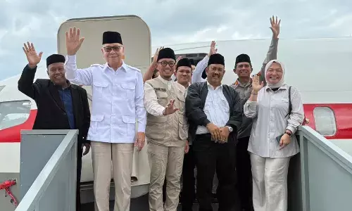 Wamenhaj resmikan pesawat hibah Garuda di Aceh untuk edukasi manasik