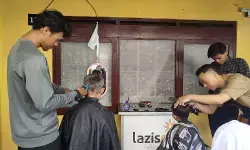 Tahrib Ramadhan SMA Mutual dan PRM Magersari gelar cek kesehatan hingga cukur gratis