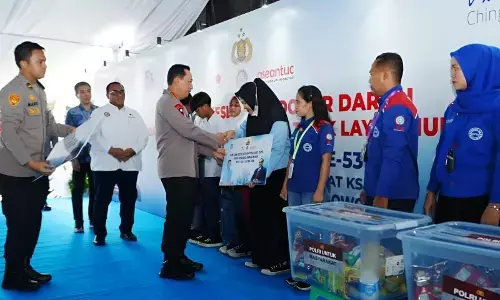 Kapolri tegaskan dukung perjuangan buruh saat hadiri HUT KSPSI