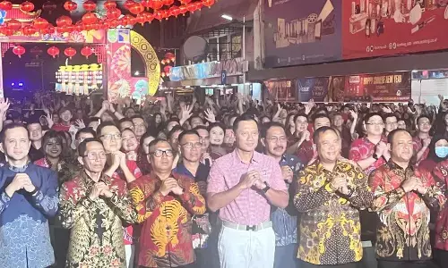 AHY rayakan Tahun Baru Imlek perdana di Batam