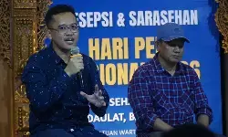 Dandim 0722 Kudus berbagi ilmu di Sarasehan HPN 2026: Kerja pers sama dengan intelijen