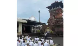 Tabuh Bedug Menara Kudus penanda awal Ramadan dan berakhirnya tradisi Dandangan 2026