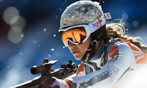 Lari lalu menembak? Mengenal Biathlon di Olimpiade Musim Dingin Lari lalu menembak? Mengenal Biathlon di Olimpiade Musim Dingin