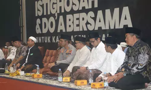 Kapolres Tegal hadiri istighosah dan doa bersama, wujud kepedulian untuk warga terdampak bencana