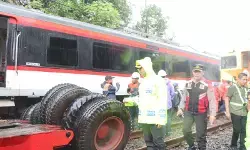 Kapolres: Kecelakaan KA akibat badan kontainer tertinggal di atas rel Kapolres: Kecelakaan KA akibat badan kontainer tertinggal di atas rel