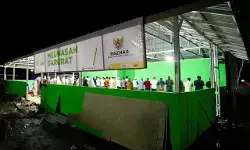 Masyarakat Pidie Jaya tarawih perdana di meunasah darurat BAZNAS