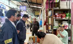 Satgas Saber pangan Polres Tangsel sidak Pasar Modern BSD